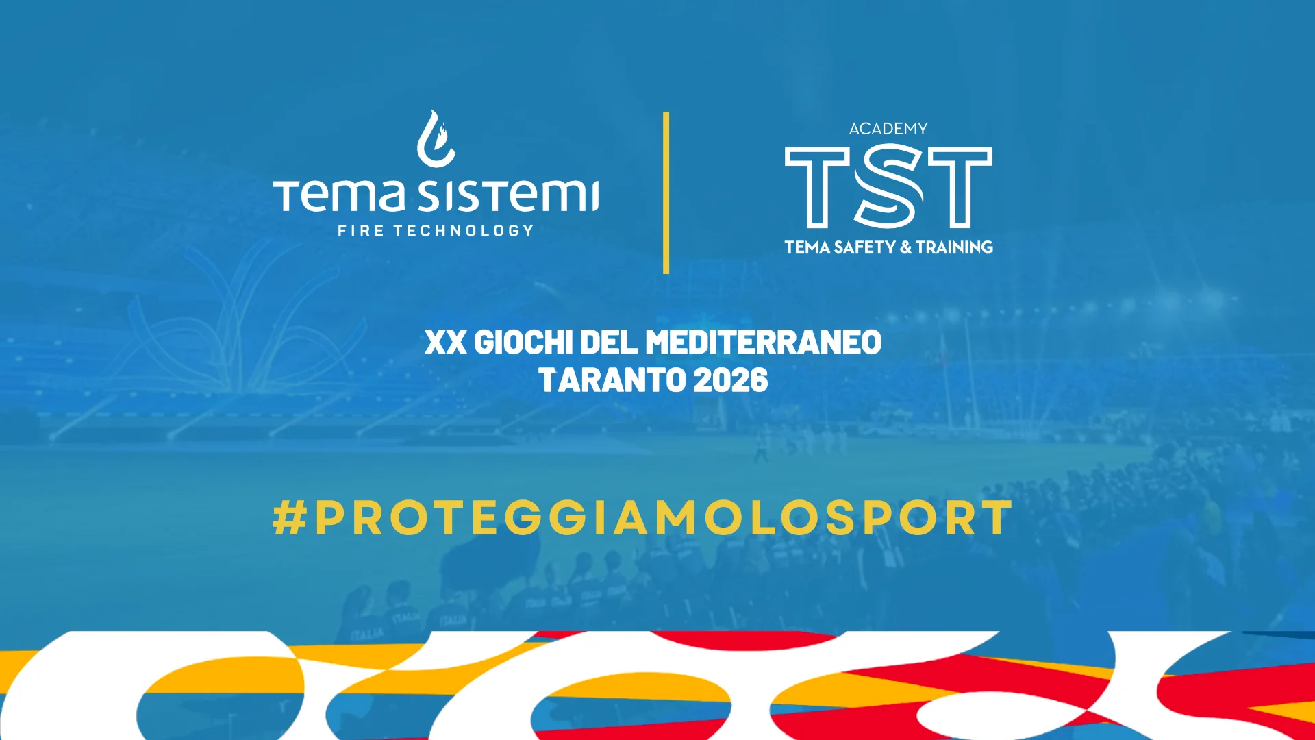 Giochi del Mediterraneo 2026: Academy TST e Tema Sistemi al servizio dello sport